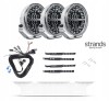 Strands Firefly Professional 9" 141W Lampy LED dalekosiężna 22cm BIAŁA 3szt
