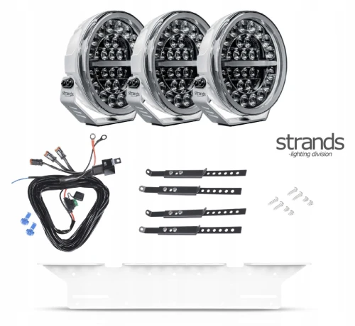 Strands Firefly Professional 9" 141W Lampy LED dalekosiężna 22cm BIAŁA 3szt