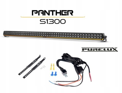 PURELUX Panther S1300 GEN3 LED Bar 127 cm / 540W Prosty Panel Led + Zestaw