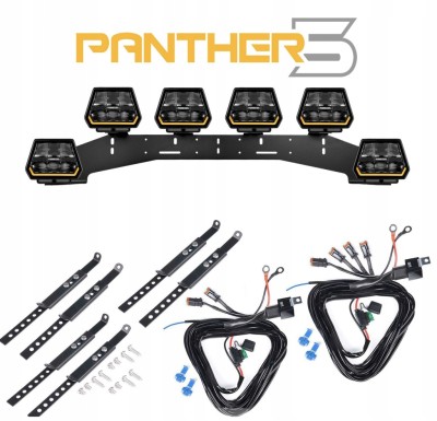 Purelux Panther 5 WRC 6x Lampa LED 90W 15cm PowerBoost 6560lm Instalacja