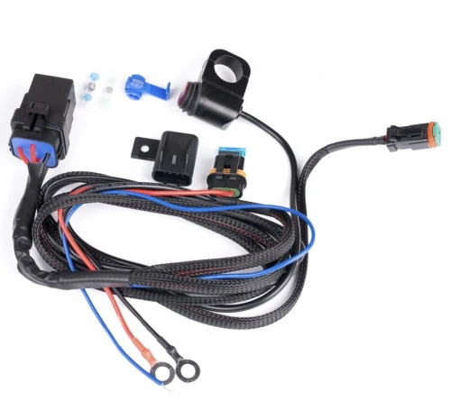 Zestaw przewodów przekaźnikowych PURELUX Pro Serie ATV IP66 12V, DT-1