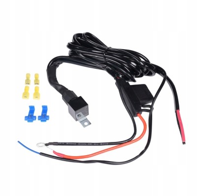 Wiązka przewodów z przekaźnikiem - Purelux HD, 12V, 500W