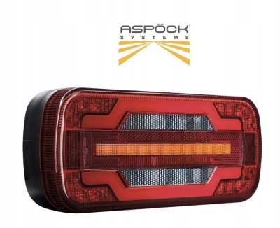 ASPÖCK MidiLED I Lampa tylna LED 5-funkcyjna 12/24V IP6K9K odporna na wodę