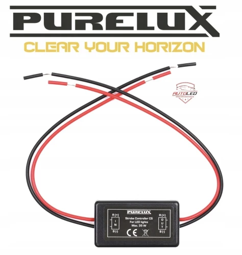 PURELUX Strobe Controller CS – 12/24V 35W Sterownik światła Stroboskopowego
