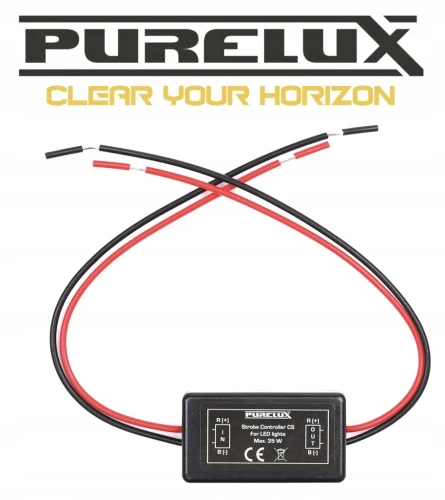 PURELUX Strobe Controller CS – 12/24V 35W Sterownik światła Stroboskopowego