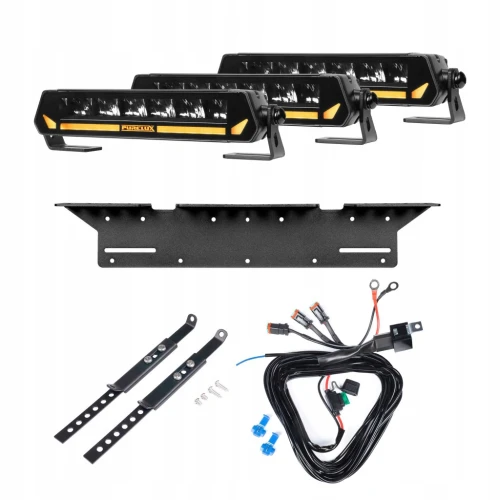 PURELUX 3x Panther Aero S200 LED Bar 22cm 60W 4209lm mocowanie + instalacj