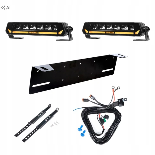 PURELUX 2x Panther Aero S200 LED Bar 22cm 60W 4209lm mocowanie + instalacj