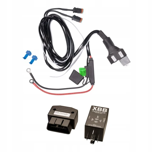 XBB OBD Dongle & PowerUnit Moduł sterowania światłami CAN-BUS OBD-II 180W