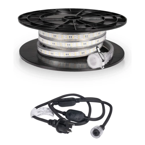 AGGE 230V – TAŚMA LED ROBOCZA 10 M / 1500 LM/M / 12 W/M / IP65