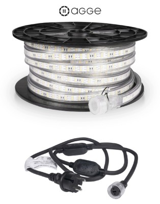 AGGE 230V – TAŚMA LED ROBOCZA 15 M / 1500 LM/M / 12 W/M / IP65