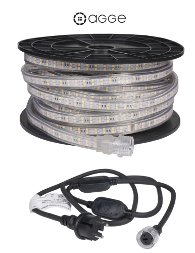 AGGE 230V – TAŚMA LED ROBOCZA 20M / 1500 LM/M / 12 W/M / IP65