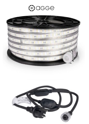 AGGE 230V – TAŚMA LED ROBOCZA 25M / 1500 LM/M / 12 W/M / IP65