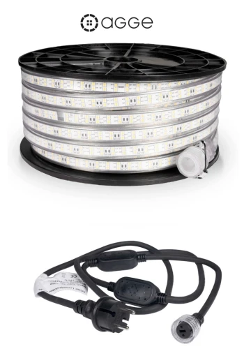AGGE 230V – TAŚMA LED ROBOCZA 50M / 1500 LM/M / 12 W/M / IP65