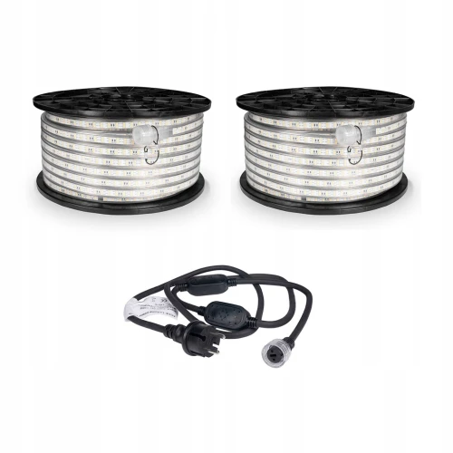 AGGE 230V – TAŚMA LED ROBOCZA 2 X 50M / 1500 LM/M / 12 W/M / IP65 100M