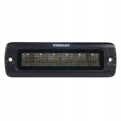 Lampa robocza PURELUX Black Flush-Mount Slim (wpuszczana) - 20 cm / 30W /