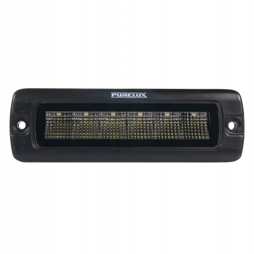 Lampa robocza PURELUX Black Flush-Mount Slim (wpuszczana) - 20 cm / 30W /