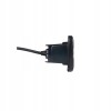 Lampa robocza PURELUX Black Flush-Mount Slim (wpuszczana) - 20 cm / 30W /