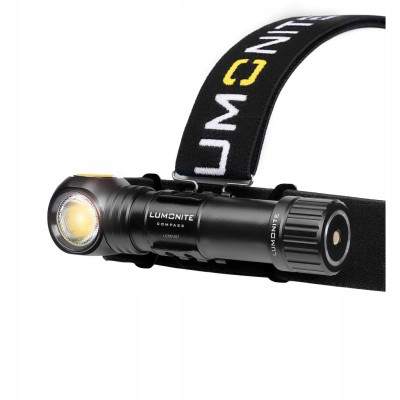 Latarka rowerowa Latarka czołowa LUMONITE Wektor V2 - 500 lm / Akumulator