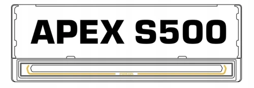 Tablica rejestracyjna LED BAR PURELUX Apex S500 Lampa 53cm 120W PowerBoost
