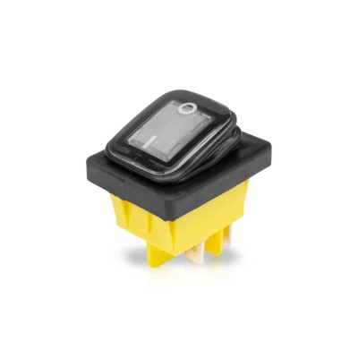 PURELUX HD Rocker Włącznik Przełącznik ON OFF LED 30A IP67 12V 24V Biały