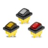 PURELUX HD Rocker Włącznik Przełącznik ON OFF LED 30A IP67 12V 24V Biały