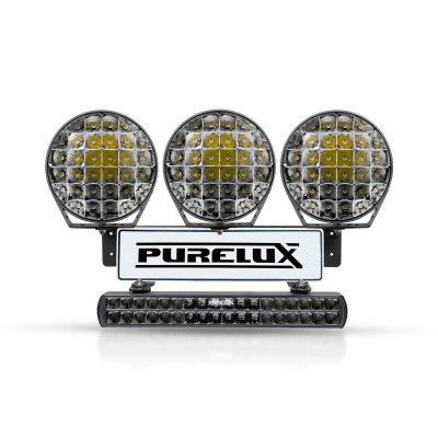 Zestaw lamp dodatkowych Purelux WRC 1, 741W / 58 000 lm - kompletny zestaw, zestaw z czarnymi lampami 9110