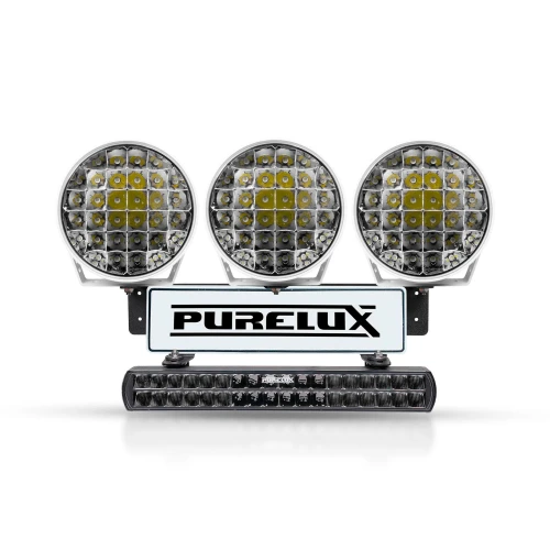 Zestaw lamp dodatkowych Purelux WRC 1, 741W / 58 000 lm - kompletny zestaw, zestaw z czarnymi lampami 9110
