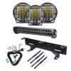 Zestaw lamp dodatkowych Purelux WRC 1, 741W / 58 000 lm - kompletny zestaw, zestaw z białymi lampami 9110