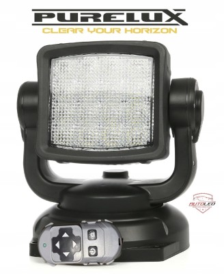 PURELUX RC360 Wide - Zdalnie sterowany szperacz LED / 80W / Szeroka wiązka