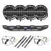 4x Lampa LED OZZ XR2 P9 Black 9" 10600 lm ECE R112 Uchwyt + instalacja