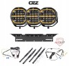 3x Lampa LED OZZ XR2 P9 Black 9" 10600 lm ECE R112 Uchwyt + instalacja