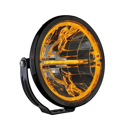 Lampa LED STRANDS Ambassador Dark 23 cm 67W Off-Road Okrągła Uchwyt + Insta