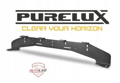 Purelux WRC uchwyt oświetleniowy na 6 lamp mocowanie pod tablicę EU Czarny