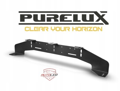 Purelux WRC uchwyt oświetleniowy na 5 lamp Mocowanie pod tablicę EU Czarny
