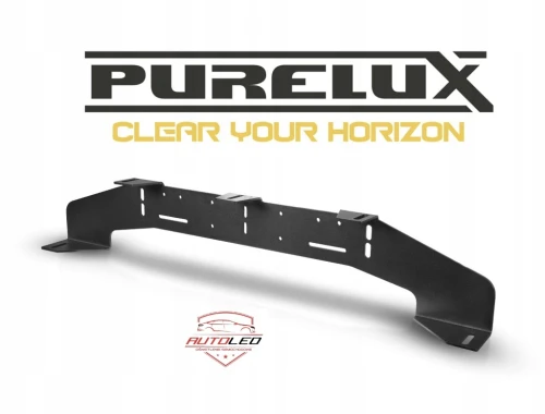 Purelux WRC uchwyt oświetleniowy na 5 lamp Mocowanie pod tablicę EU Czarny