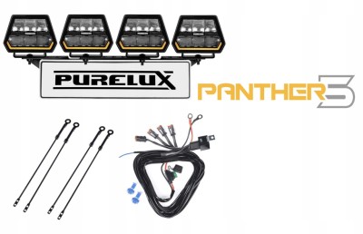 Purelux Panther 5 4x Lampa LED 90W 15cm PowerBoost 6560lm Instalacja uchwyt